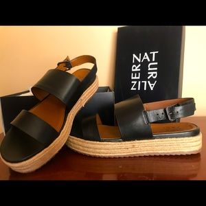 Naturalizer Patience Genuine Leather Wide Width Sandal